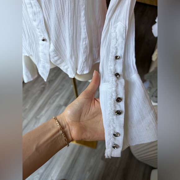 Royal Underground Vintage Victorian Edwardian gothic romantic tuxedo blouse M - Picture 8 of 11